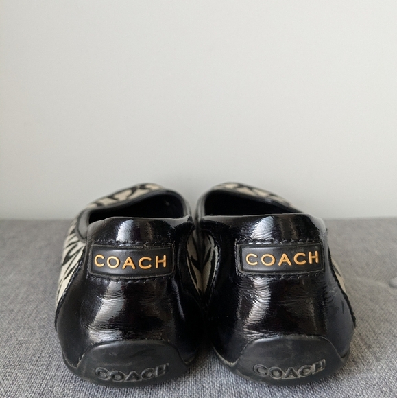 Coach Ballet Flat - signature grey smoke CC size 8 - Picture 6 of 8